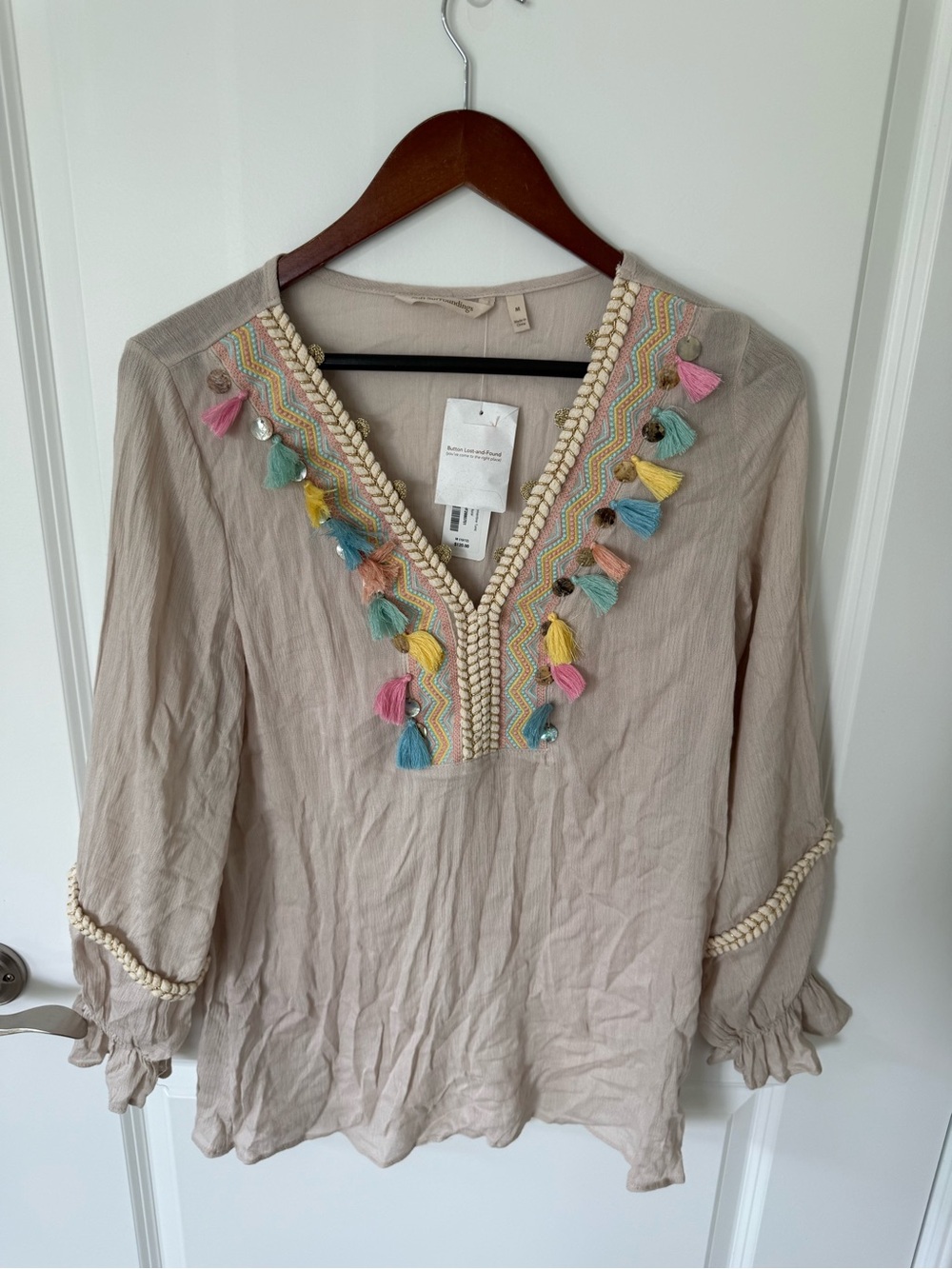 Soft Surroundings Tassel Clementine Tunic NWT